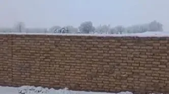 قلب کویر ایران هم سفیدپوش شد