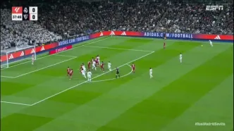 ویدیو: گل اول رئال مادرید به سویا توسط بلینگام