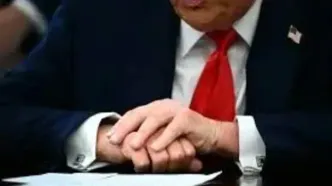 توضیح کاخ سفید درباره بانداژ شدن ترامپ/ ویدئو