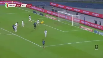 ویدئو: خلاصه بازی ناپولی ۱-۱ کالیاری (ضربات پنالتی: ۹-۸)