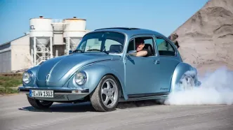 فولکس قورباغه‌ای با موتور تسلا / ترکیب نوستالژی با شوک الکتریکی