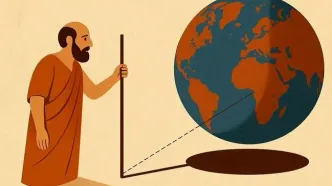 محاسبه دقیق محیط زمین با یک تکه چوب در ۲۴۰۰ سال پیش