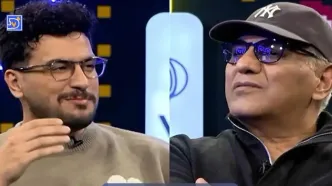 شوخی های بامزه مهران مدیری و امیرحسین قیاسی+فیلم