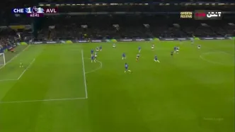 گل اول استون ویلا به چلسی+ ویدئو