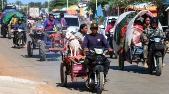 درگیری‌های مرزی تایلند و کامبوج حدود یک میلیون آواره بر جای گذاشت