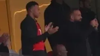 ویدئو: شادی امباپه پس از گلزنی هم‌تیمی‌اش در جام ملت‌های آفریقا