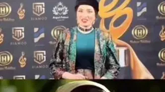 استایل متفاوت بهنوش طباطبایی در جشن حافظ