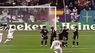 ویدئو: هنرنمایی دیوید بکام با پیراهن رئال مادرید