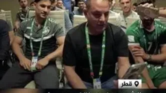 تماس تصویری جولانی با بازیکنان تیم ملی فوتبال سوریه