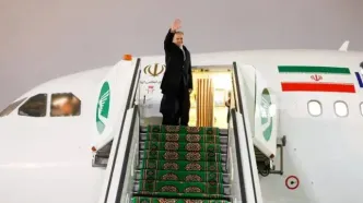 پزشکیان عشق‌آباد را به مقصد تهران ترک کرد