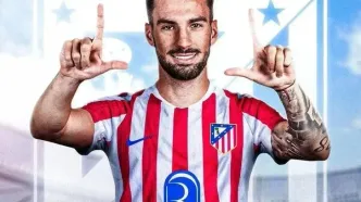 ویدیو | گل اول اتلتیکومادرید به بارسلونا توسط الکس بائنا