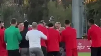 ویدئو: حرکات جالب سرمربی مراکش در تمرینات