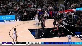 ویدئو: خلاصه بسکتبال سن‌آنتونیو‌اسپرز 114 - 127 یوتاجاز