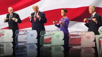 گزارشی از قرعه‌کشی جام جهانی 2026 در واشنگتن/ ایران در گروه G با بلژیک، مصر و نیوزلند همگروه شد/ سالن برگزاری از نگاه دوربین فیفا/ ایران در بازی افتتاحیه نخواهد بود/ قرعه‌کشی نمادین رؤسای جمهور کشورهای میزبان؛ آمریکا، کانادا و مکزیک