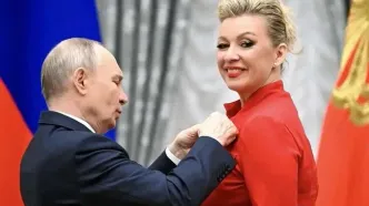 هدیه خاص پوتین به یک خانم