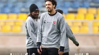 لبخند کابوس بیرانوند در تمرین پرسپولیس!