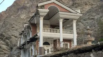 تصاویر؛ وضعیت ابر ویلای معروف جاده چالوس بعد از اجرای حکم تخریب