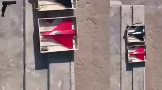 تصاویر لو رفته از سریع ترین پهپاد ایران +فیلم