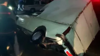 فرونشست زمین در تهران ۳ خودرو را گرفتار کرد