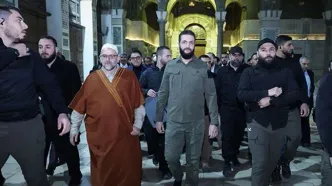 نمایش معنادار هدیه بن‌سلمان توسط جولانی در مکانی خاص