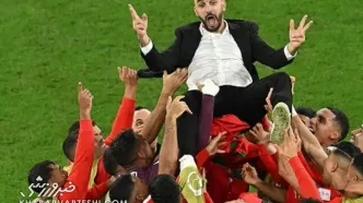 ویدیو| حرکات عجیب رکراکی در تمرینات تیم‌ملی مراکش