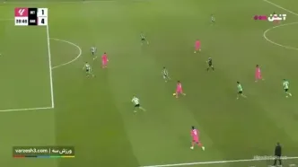 گل چهارم بارسلونا به بتیس+ ویدئو