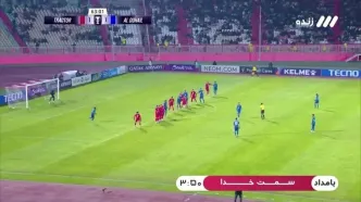 خلاصه بازی تراکتور 2 - الدحیل 1