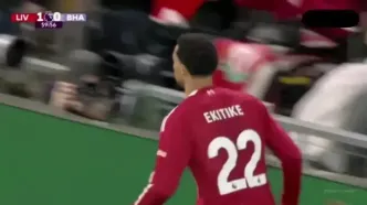 ویدیو: گل دوم لیورپول به برایتون توسط اکتیکه