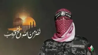 آخرین قاب از ابوعبیده؛ ویدئو وداع با سخنگوی القسام