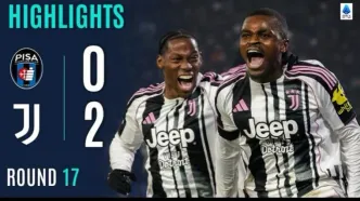 ویدیو| خلاصه بازی پیزا ۰ - یوونتوس ۲/ پیروزی خارج از خانه مقابل تیم انتهای جدولی