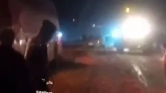 گرفتار شدن صدها خودرو در جاده سنندج به سقز