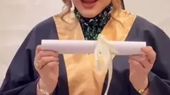 بهاره رهنما با اشک دکتر شد