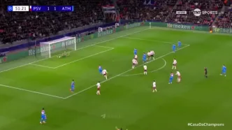 ویدیو: گل دوم اتلتیکو مادرید به آیندهوون توسط دیوید هانکو