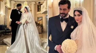 دورهمی هنرمندان مشهور در عروسی مریم مومن