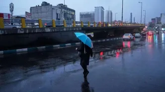 بارش ها تا اواسط هفته آینده ادامه خواهد داشت/ احتمال رگبار باران و رعد و برق در تهران