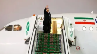 پزشکیان عشق‌آباد را به مقصد تهران ترک کرد