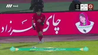 ببینید؛ سوپرگل مهدی ترابی به پرسپولیس/ تراکتور یک - صفر پرسپولیس
