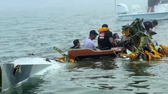 سقوط هواپیمای نیروی دریایی مکزیک