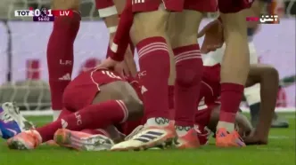 گل اول لیورپول به تاتنهام+ ویدئو