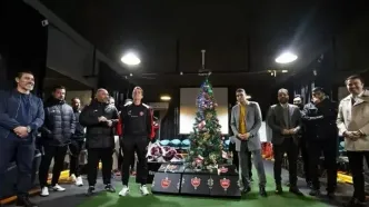 تیم پرسپولیس عید کریسمس را جشن گرفت+عکس