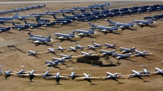 ۴۰۰۰ بمب‌افکن‌ و جنگنده‌ آمریکایی یکجا جمع شده‌اند