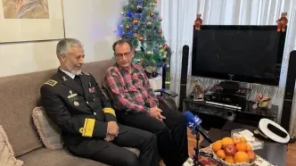 دیدار امیر دریادار سیاری با جانباز «سیمک وارطانیان»