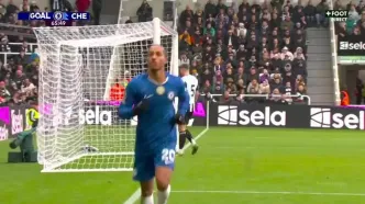 ویدیو: گل دوم چلسی به نیوکاسل توسط پدرو