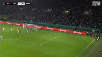 ویدیو: گل اول رم به سلتیک توسط مانچینی