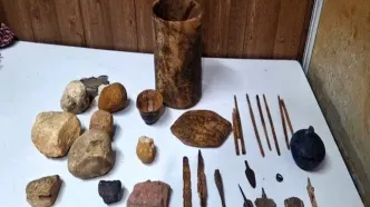 ۳۰ قطعه عتیقه‌جات در یکی از ایستگاه‌های متروی تهران کشف شد