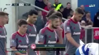 گل سوم المپیاکوس مقابل هلاس سیروس را ببینید + ویدیو