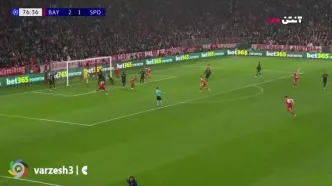 گل سوم بایرن مونیخ به اسپورتینگ+ ویدئو