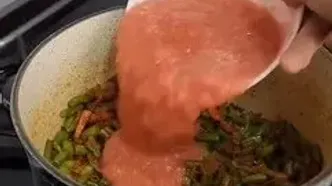 طرز تهیه لوبیا پلو فوری و خوشمزه بدون گوشت