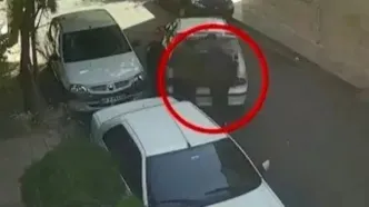 فیلم لحظه به لحظه سرقت گاوصندوق از خانه ای در سعادت آباد تهران