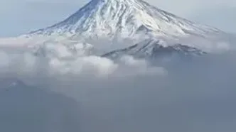 ببینید؛ دماوند سرانجام سفیدپوش شد